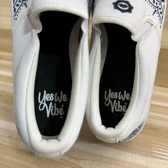 Yes We Vibe Bohemian Slip On Shoes UNISEX Men's 7/Women's 9 - Picture 14 of 16